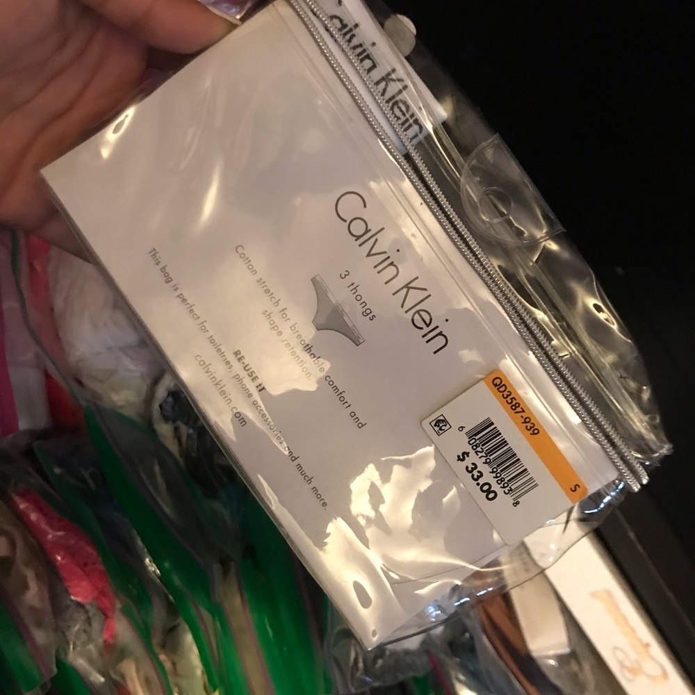 Calvin Klein tops and underwrites